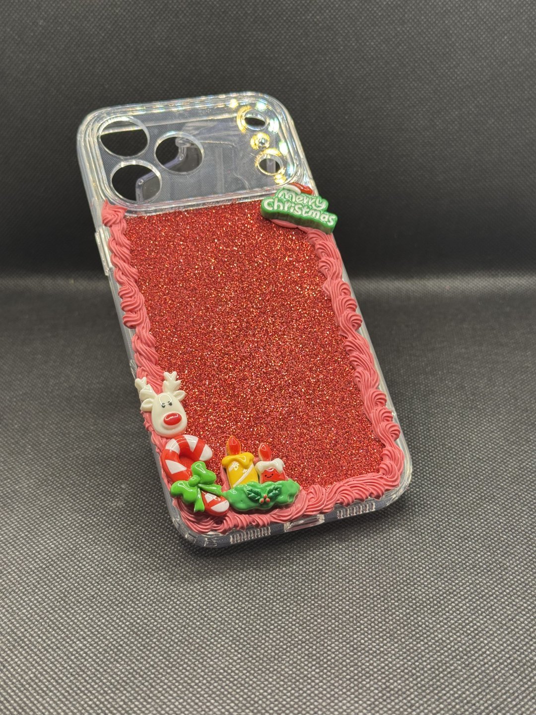 Rojo de Navidad — carcasa real hecha por Nolai Deco